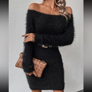 Black winter dress